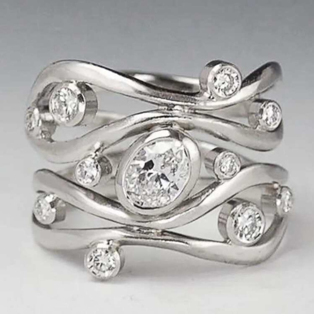 Eternity bridal rings - Picture 6 of 7